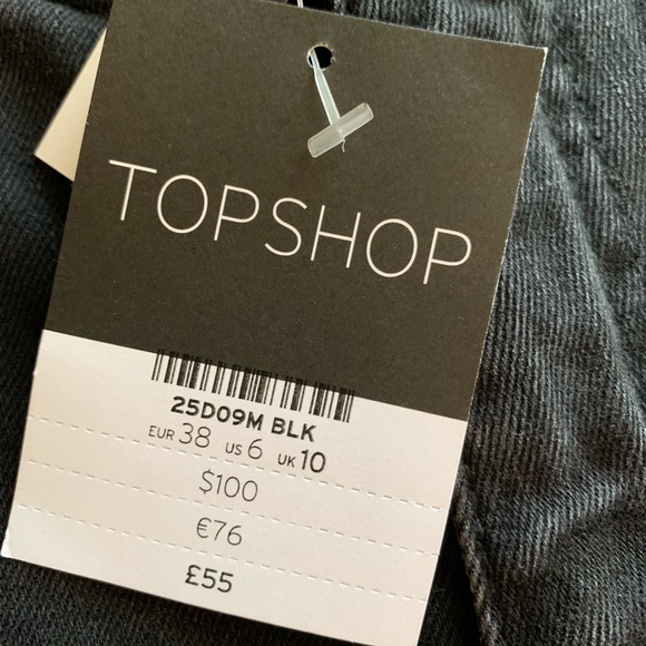 Topshop Black Jeans Size 6 - Picture 5 of 8
